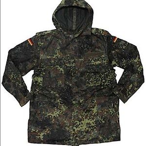 German military issued mens parka jacket